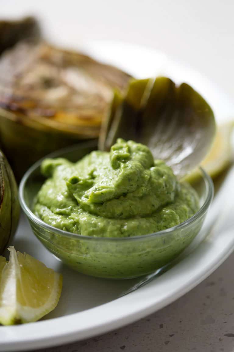 Grilled Artichokes with Artichoke Dipping Sauce The Honest Spoonful