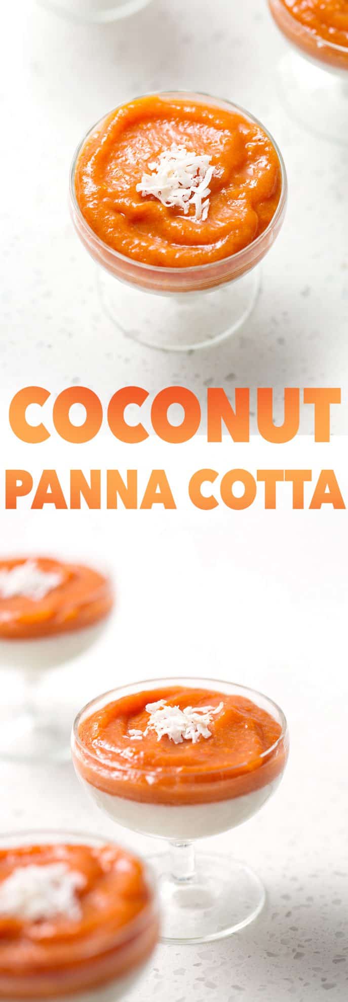 A non-dairy version of panna cotta made with coconut milk and cream. Keep it healthy with a topping of fruit, coconut chips, shredded coconut or honey. This recipe is allergy friendly (gluten, dairy, seafood, nut, egg, and soy free) and suits the autoimmune protocol and paleo diet.