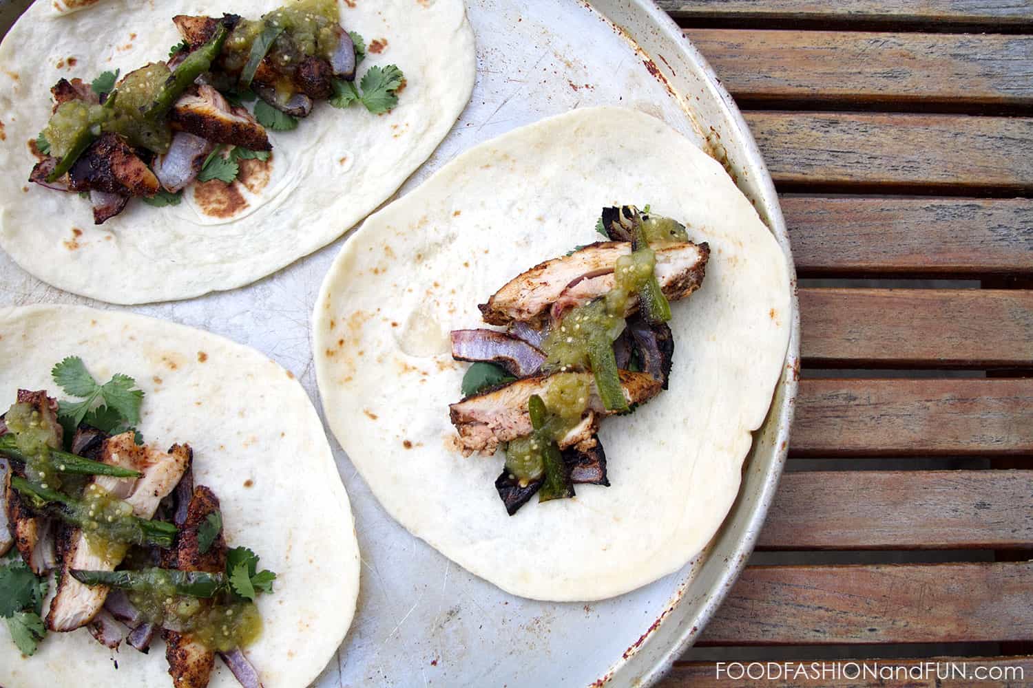 Spiced Rubbed Grilled Chicken Tacos