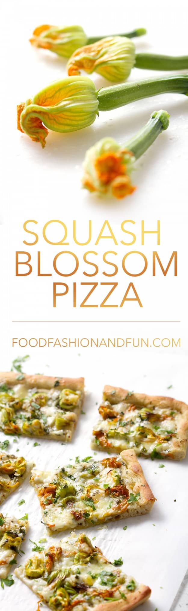 Squash Blossom Pizza