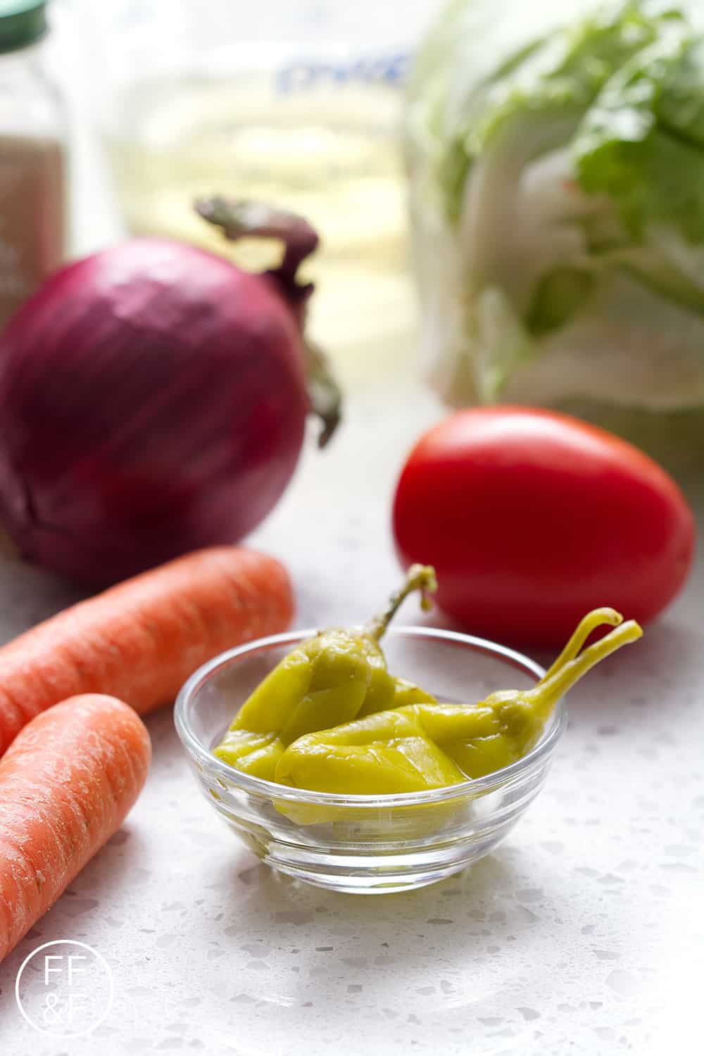 Olive Garden's Famous House Salad Copycat from foodfashionandfun.com