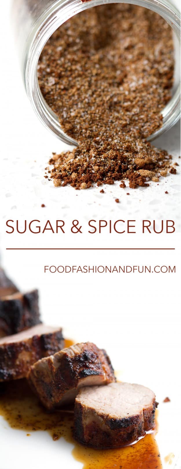 Sugar and Spice Rub. Perfect for pork, beef, chicken or even shrimp. It tastes good on everything!