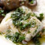 Pan Fried Cod with Oregano and Parsley Dressing