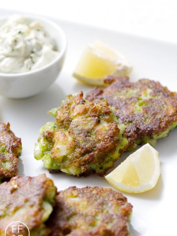 These Pesto Fish Patties are made of only 5 ingredients and that includes the salt! It’s amazingly flavorful even with such few ingredients. This recipe is great for paleo and autoimmune protocol diets.