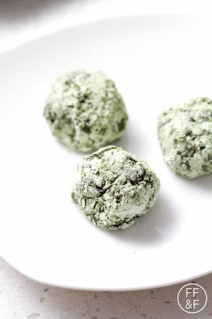 Gooey Coconut Matcha Truffles that melt in your mouth. They are the best combination of coconut, chocolate and matcha tea you’ll ever eat. The recipe is also great for vegan and dairy free diets.