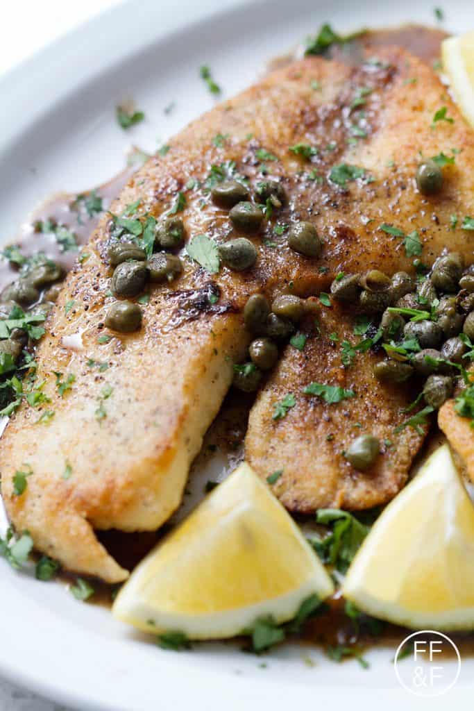 Here’s a simple and flavorful fish recipe for Tilapia Piccata. It’s a classic recipe that can be made in under 30 minutes.