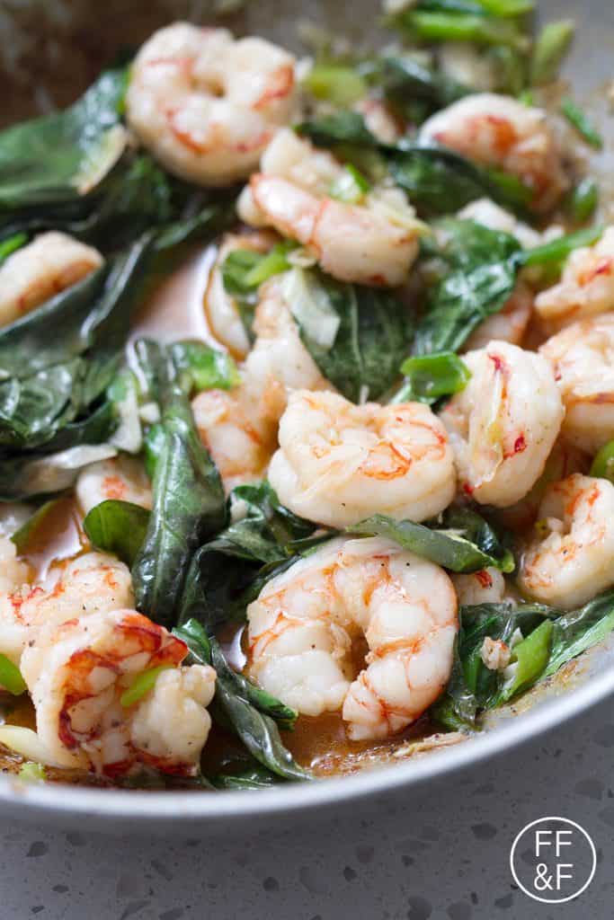 This is a soy free stir-fry recipe for the traditional Thai Basil Shrimp that’s ready in 20 minutes. This recipe is gluten, dairy, nut, egg, soy free and suits the autoimmune protocol and paleo diets.