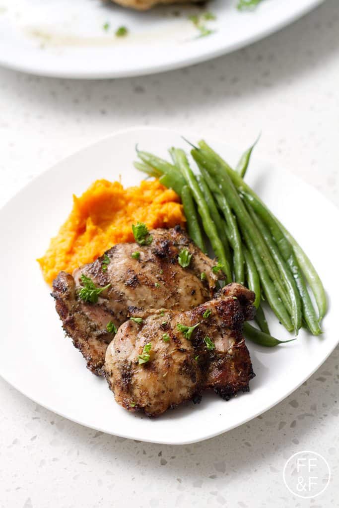 Get your summer grilling started with this Italian Chicken Marinade recipe. It’s only 5 ingredients and they’re all sitting in your pantry right now. This recipe is allergy friendly (gluten, dairy, nut, egg, soy and shellfish free) and suits the autoimmune protocol (AIP) and paleo diets.
