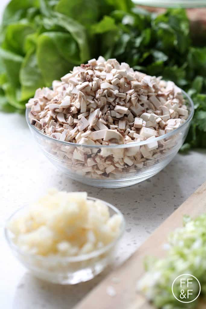 These Turkey and Mushroom Lettuce Wraps are a healthy easy one pot dinner dish. This recipe is allergy friendly (gluten, dairy, nut, egg, soy and shellfish free) and suits the autoimmune protocol (AIP) and paleo diets. 