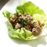 These Turkey and Mushroom Lettuce Wraps are a healthy easy one pot dinner dish. This recipe is allergy friendly (gluten, dairy, nut, egg, soy and shellfish free) and suits the autoimmune protocol (AIP) and paleo diets.