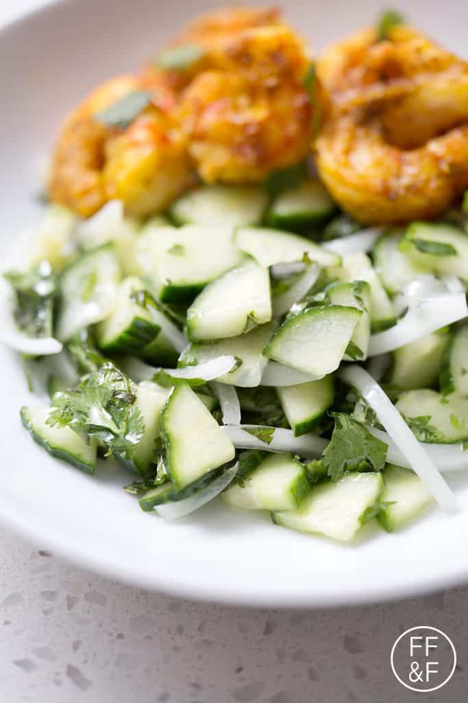 This Cucumber Herb Salad is perfect for a summer BBQ or an easy weeknight meal. It’s a refreshing salad made of fresh herbs and crisp cucumbers. This recipe is allergy friendly (gluten, dairy, seafood, nut, egg, and soy free) and suits the autoimmune protocol (AIP), paleo and vegan diets.