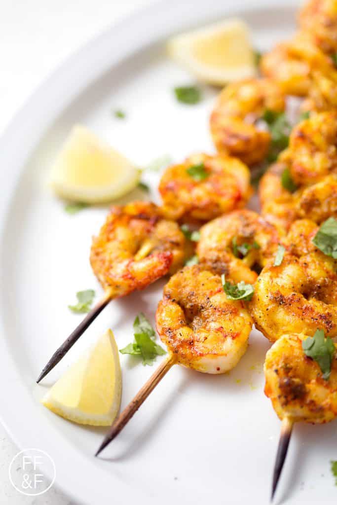 Here’s a Middle Eastern inspired seafood dish that’s light and delicious for summer grilling. Turmeric Grilled Shrimp is an easy recipe that your whole family will enjoy. This recipe is gluten, dairy, nut, egg, and soy free and suits the paleo diet.
