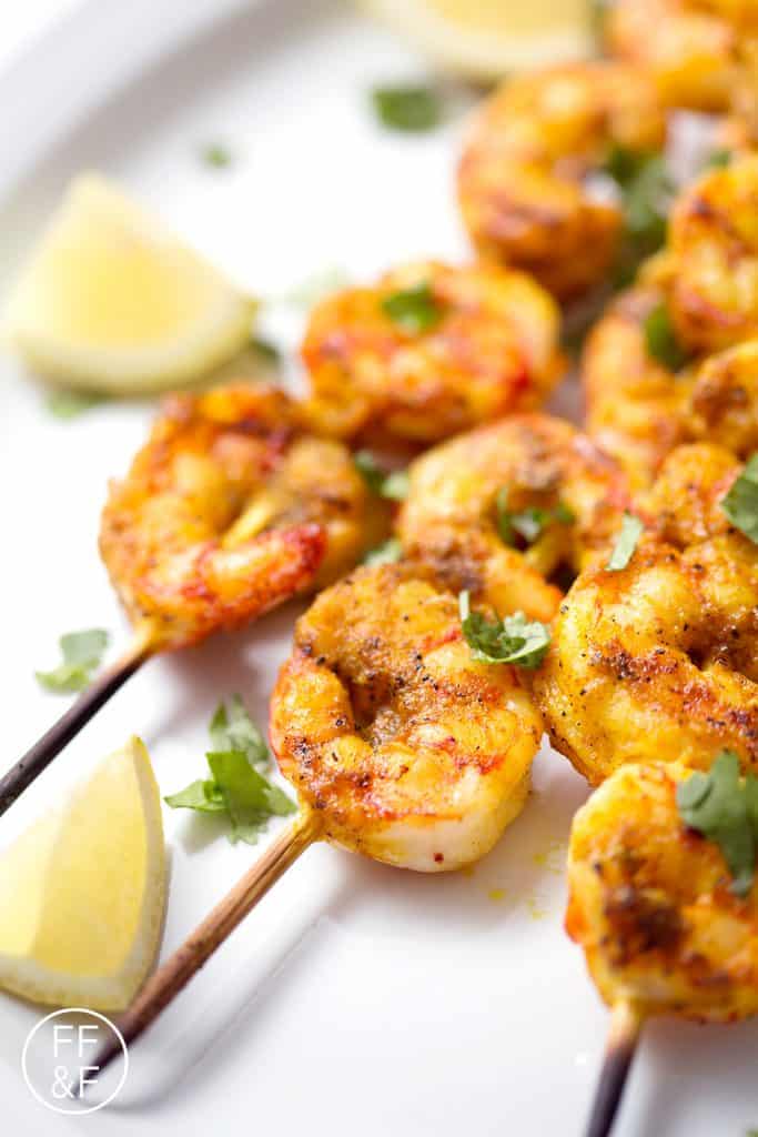 Here’s a Middle Eastern inspired seafood dish that’s light and delicious for summer grilling. Turmeric Grilled Shrimp is an easy recipe that your whole family will enjoy. This recipe is gluten, dairy, nut, egg, and soy free and suits the paleo diet.