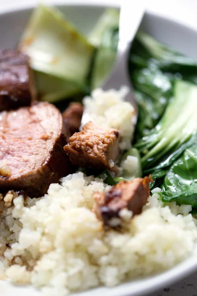 This recipe for AIP Char Siu Pork Tenderloin is a delicious roast pork recipe that’s reminiscent of Chinese barbeque version.  It’s completely soy, nut and refined sugar free and made with real ingredients. This recipe is allergy friendly (gluten, dairy, shellfish, nut, egg, and soy free) and suits the AIP and Paleo diets.