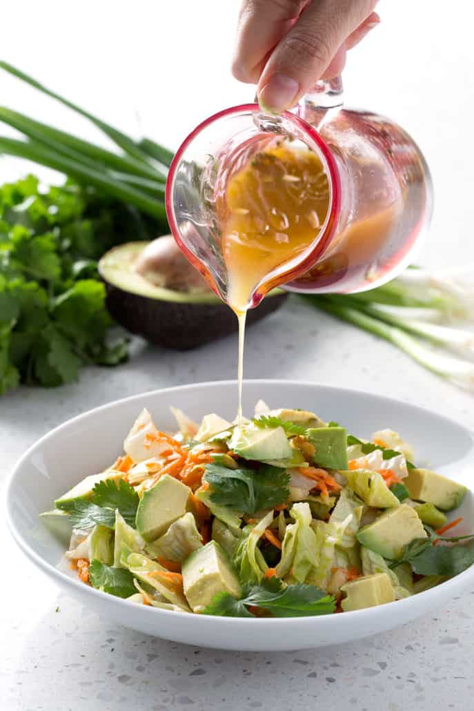 This is the Best Chopped Salad recipe ever! It’s made with fresh spring veggies and a herby salad dressing. It’s the perfect light lunch or side salad. This recipe fits the Autoimmune Protocol diet (AIP), Paleo, Vegan and Allergy Friendly.