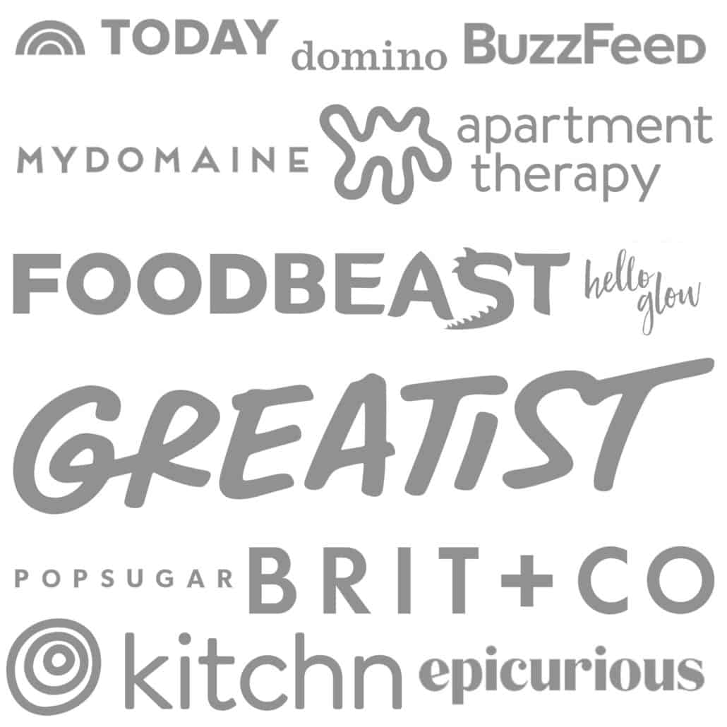 as featured in brand logos