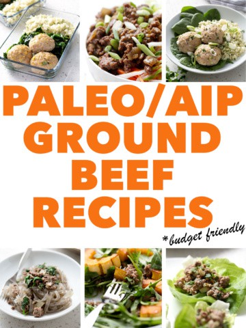 pics of food plus the text paleo aip ground beef recipes