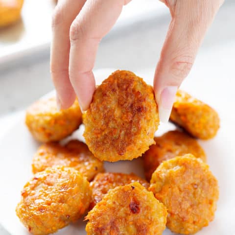 Sweet Potato Chicken Poppers | The Honest Spoonful