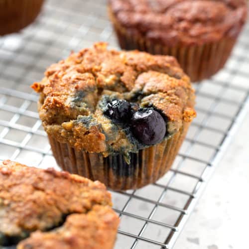 AIP Blueberry Muffins | The Honest Spoonful