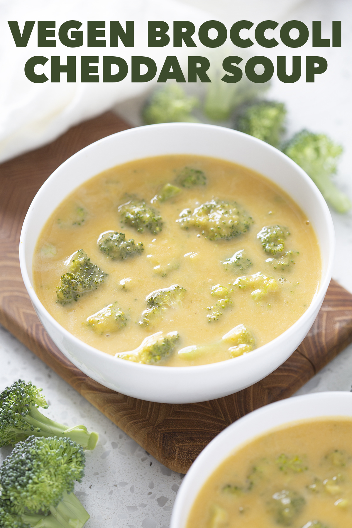 Vegan Broccoli Cheddar Soup | The Honest Spoonful