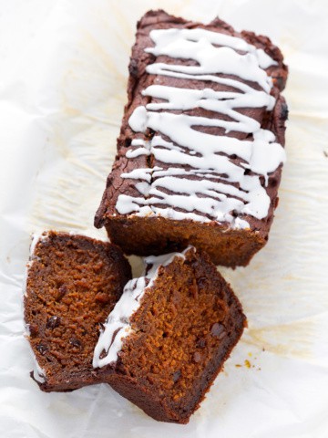 load of AIP Pumpkin Bread with slices