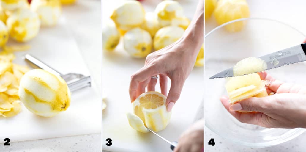 step by step instructions for making Lemon Honey Marmalade