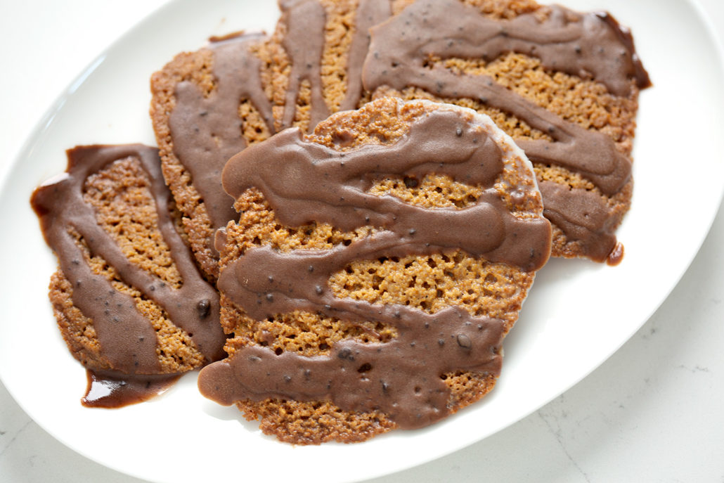 plate of AIP Lace Cookies