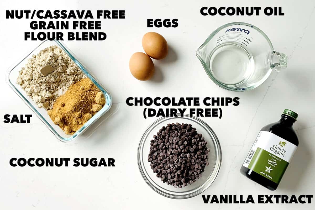 ingredients for non-dairy brownies