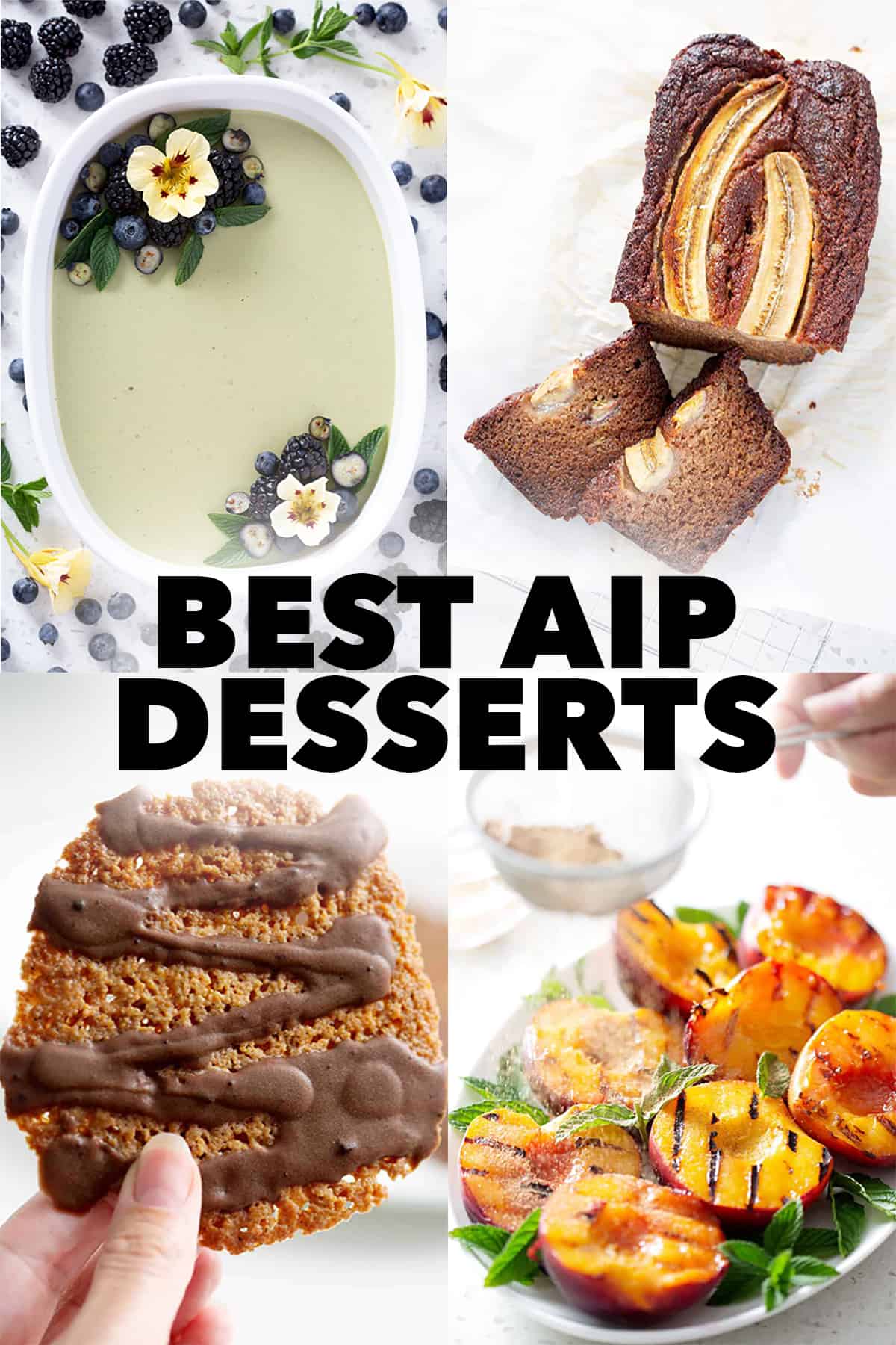 pictures of the best AIP desserts 