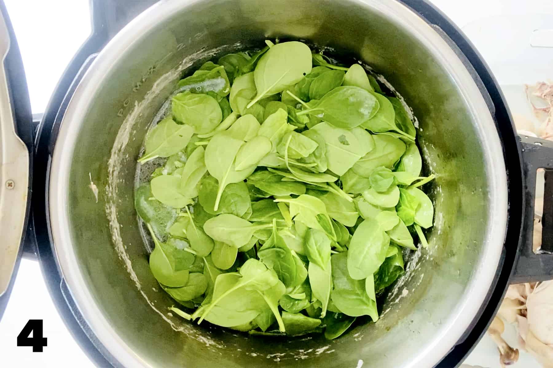spinach in instant pot