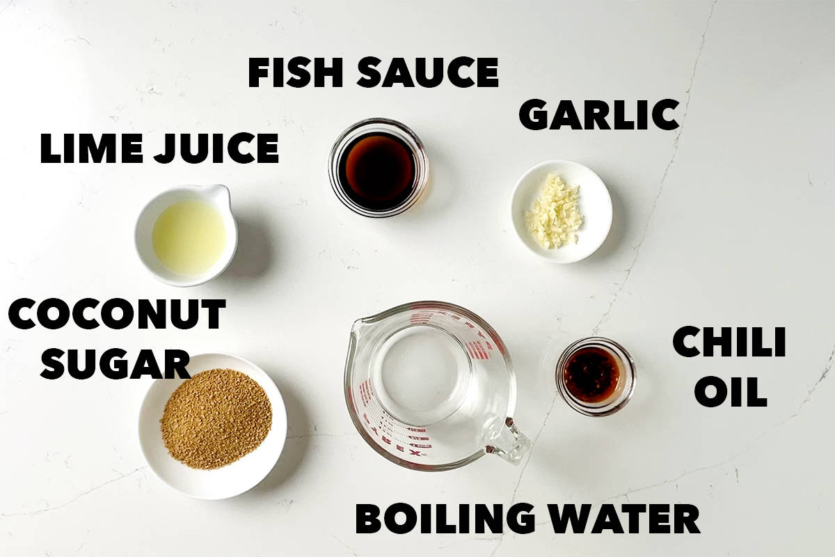 ingredients used for nuoc mam cham