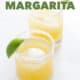 gluten free margarita glass with lime and salt rim