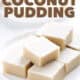 plate of Chinese Coconut Pudding