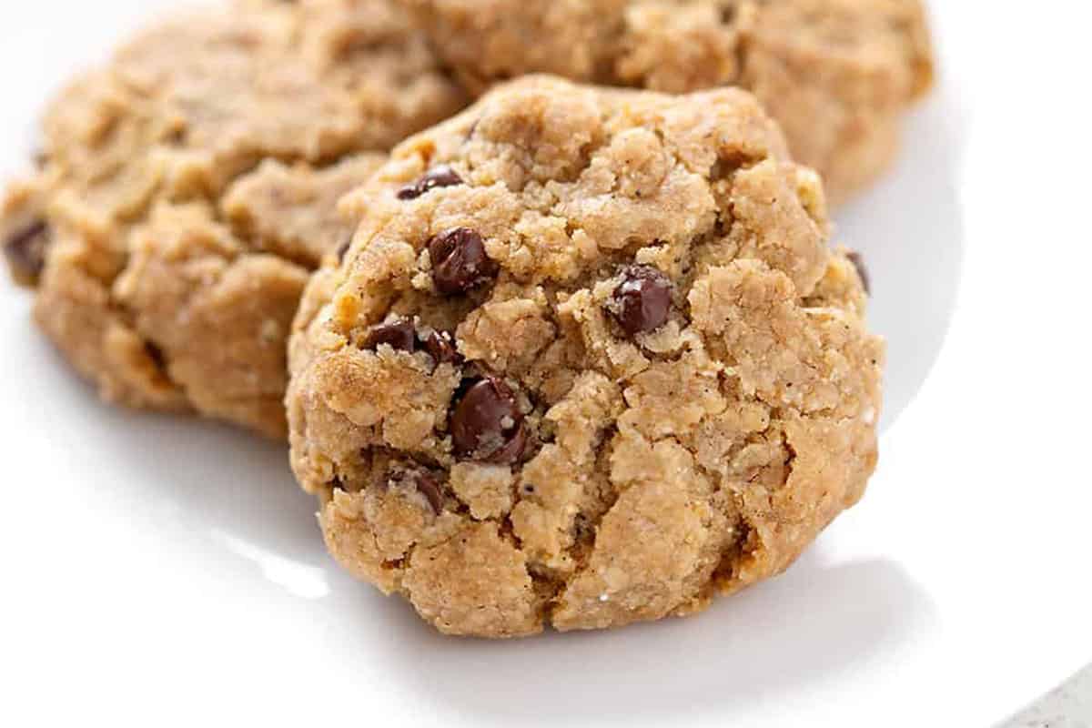 AIP chocolate Chip cookies close up